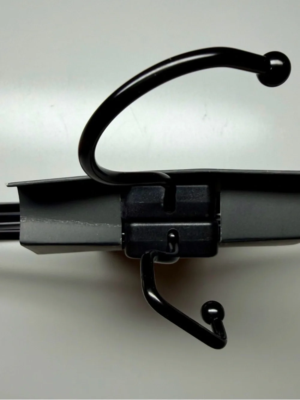 TUMI Black Nylon Luggage Clothes Hanger Set 2‑Piece Travel Accessories